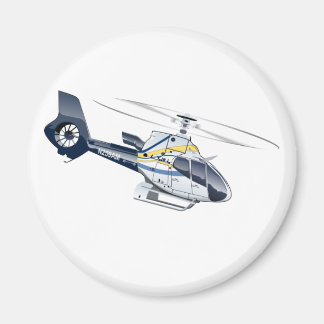 Tecknad helikopter magnet