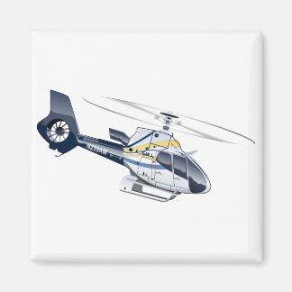 Tecknad helikopter magnet