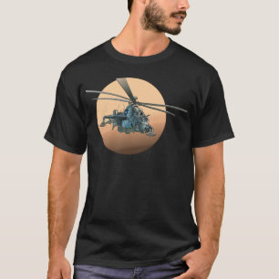 Tecknad helikopter t shirt