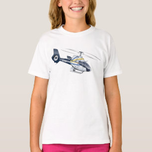 Tecknad helikopter t shirt