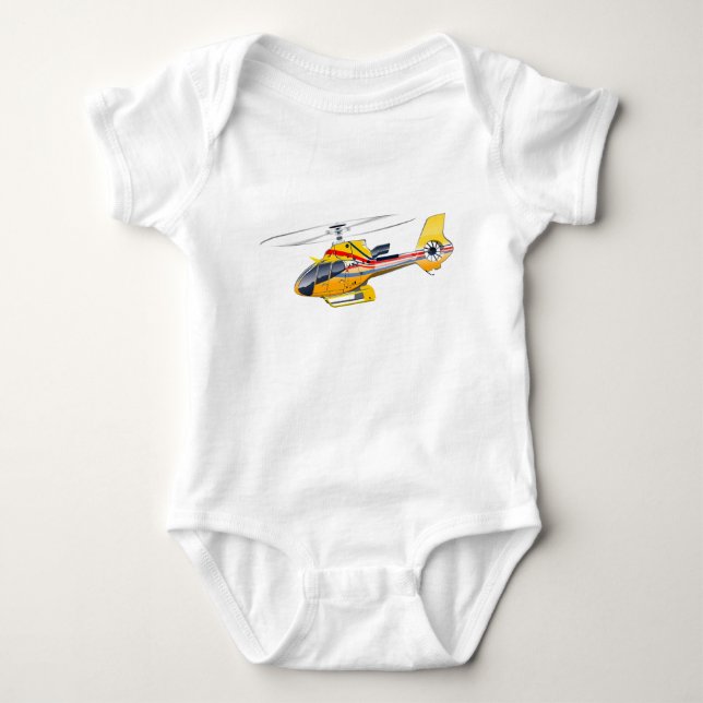Tecknad helikopter t shirt (Framsida)