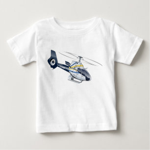 Tecknad helikopter t shirt