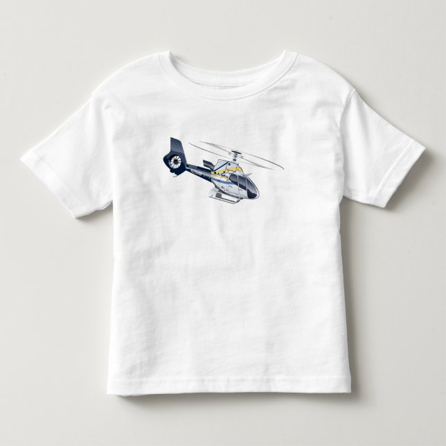 Tecknad helikopter t shirt (Framsida)