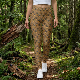 Tecknad Hjortbaggemönstrade Leggings