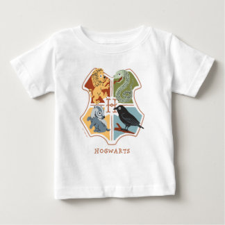 Tecknad Hogwarts-vapen T Shirt