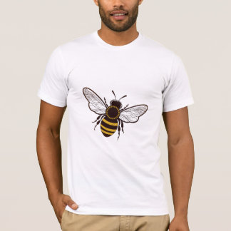 Tecknad Honungsbi Flygning T Shirt