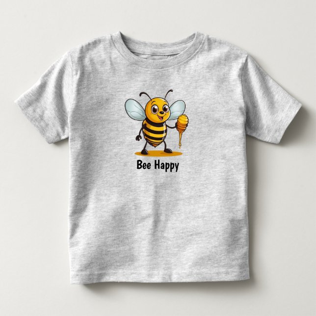 Tecknad honungsbi  t shirt (Framsida)
