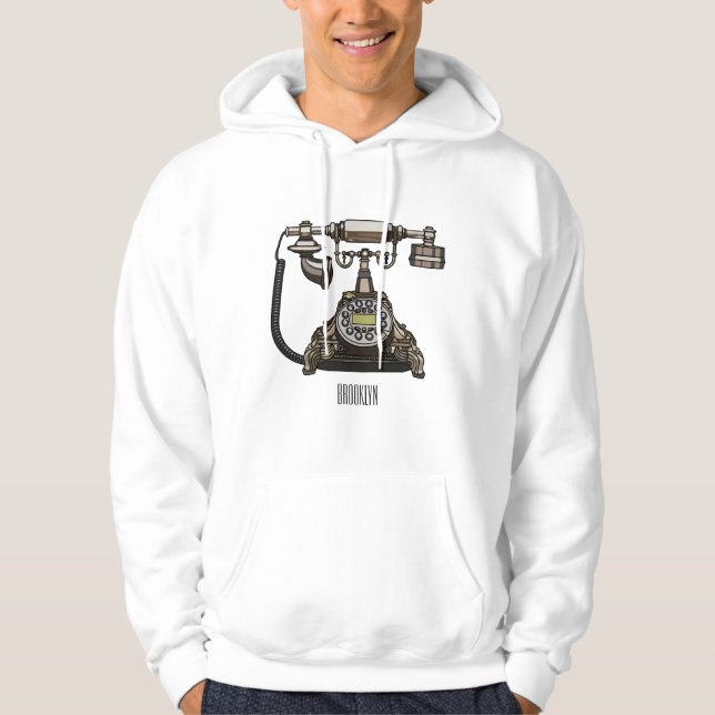 Tecknad Hoodie (Framsida)