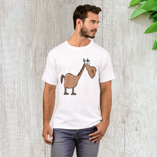 Tecknad Horse Manar T-Shirt (Skapare uppladdad)