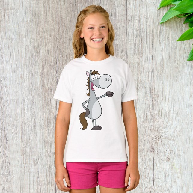 Tecknad Horse T Shirt (Skapare uppladdad)