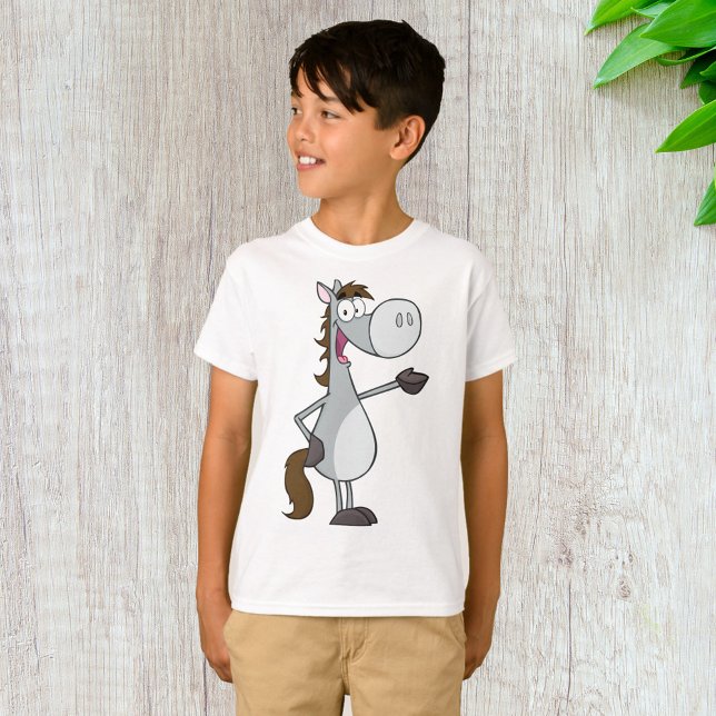 Tecknad Horse T Shirt (Skapare uppladdad)