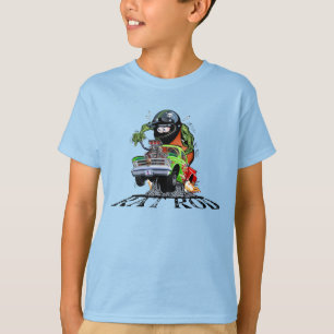 Tecknad hot rod t shirt