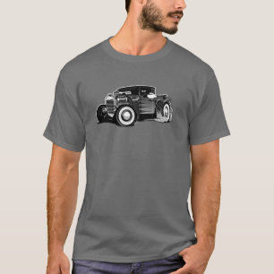 Tecknad hot rod t shirt