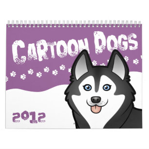 Tecknad hund föder upp 2012 kalender