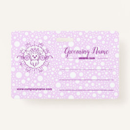 Tecknad hund illustration för grooming