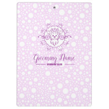 Tecknad hund illustration för grooming