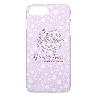 Tecknad hund illustration för grooming