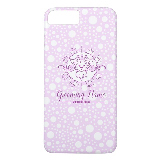 Tecknad hund illustration för grooming Case-Mate iPhone skal (Baksida)