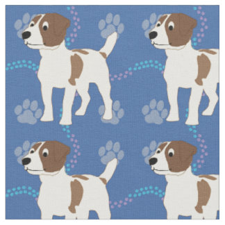 Tecknad hund - Jack Russell Terrier v1 Tyg