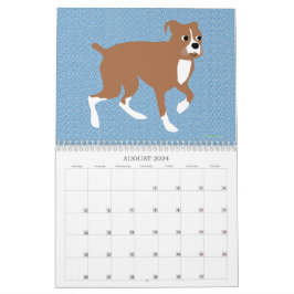 Tecknad hund kalender