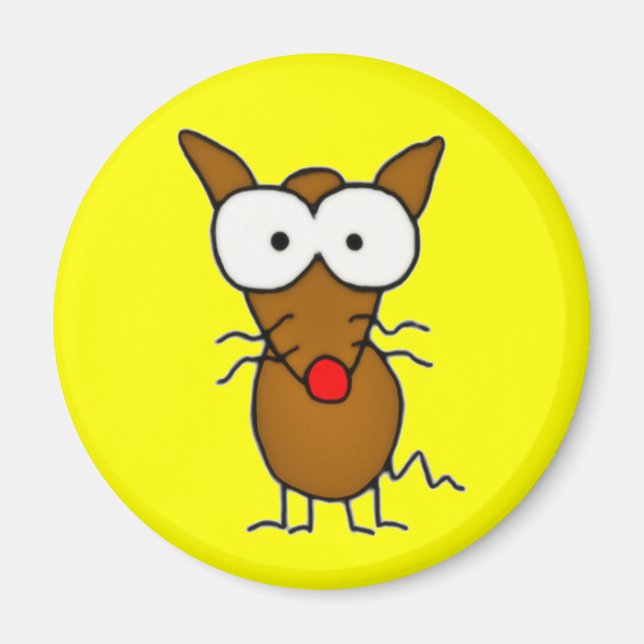 Tecknad hund magnet (Framsidan)