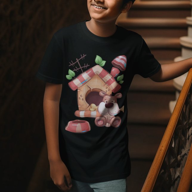 Tecknad hund  t shirt (Skapare uppladdad)