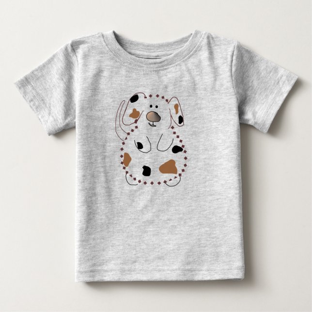 Tecknad hundTshirts och gåvor Tee (Framsida)