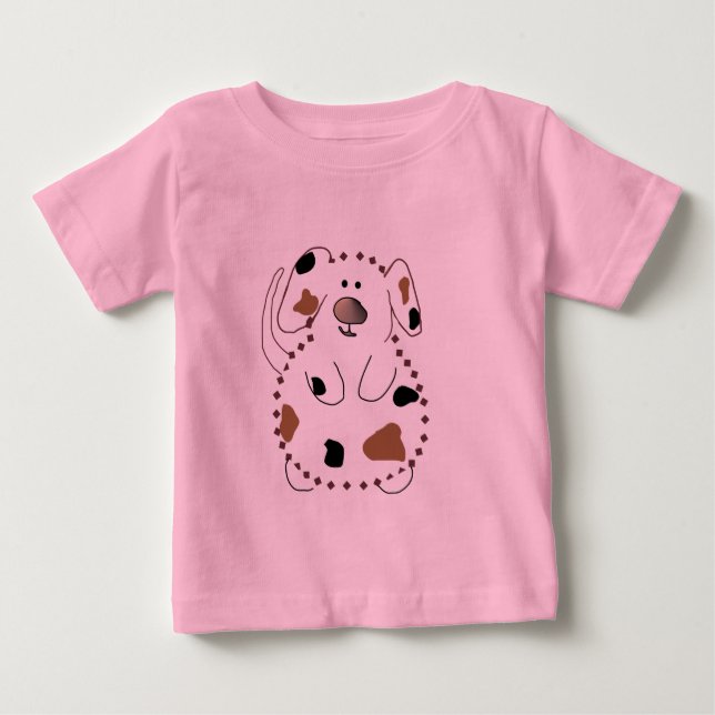 Tecknad hundTshirts och gåvor Tee (Framsida)