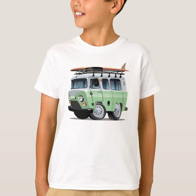 Tecknad husbil t shirt (Framsida)