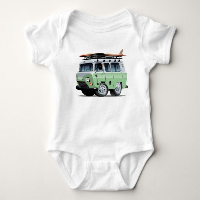 Tecknad Husbil T Shirt (Framsida)