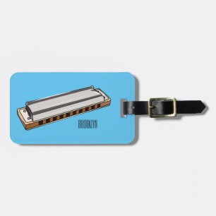 Tecknad i Harmonica Bagagebricka