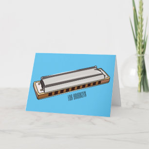 Tecknad i Harmonica Kort