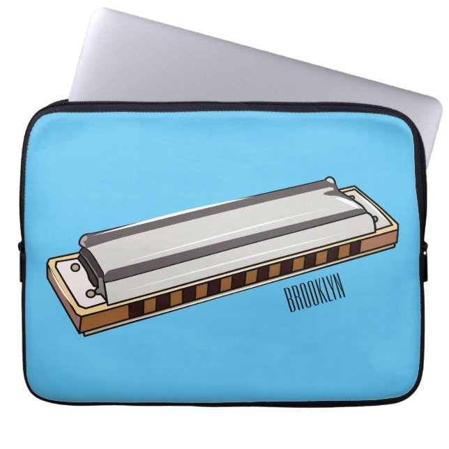 Tecknad i Harmonica Laptop Fodral (Framsidan)
