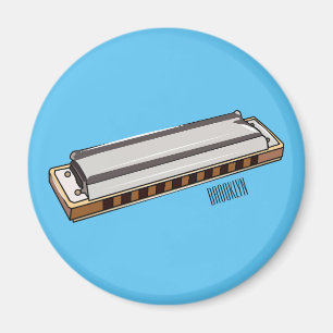Tecknad i Harmonica Magnet