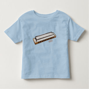 Tecknad i Harmonica T Shirt