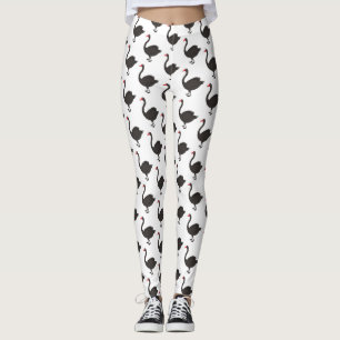 Tecknad i Svarta svan Leggings