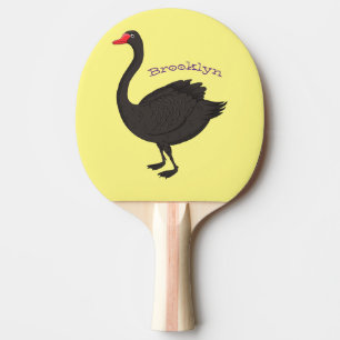 Tecknad i Svarta svan Pingisracket
