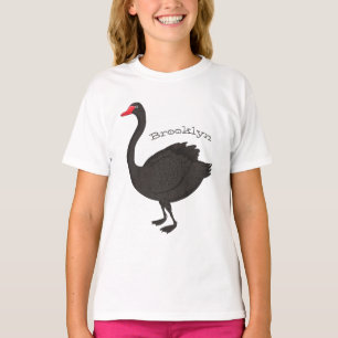 Tecknad i Svarta svan T Shirt
