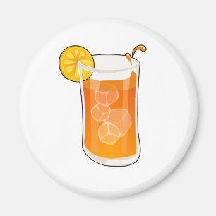 Tecknad Ice tea Magnet