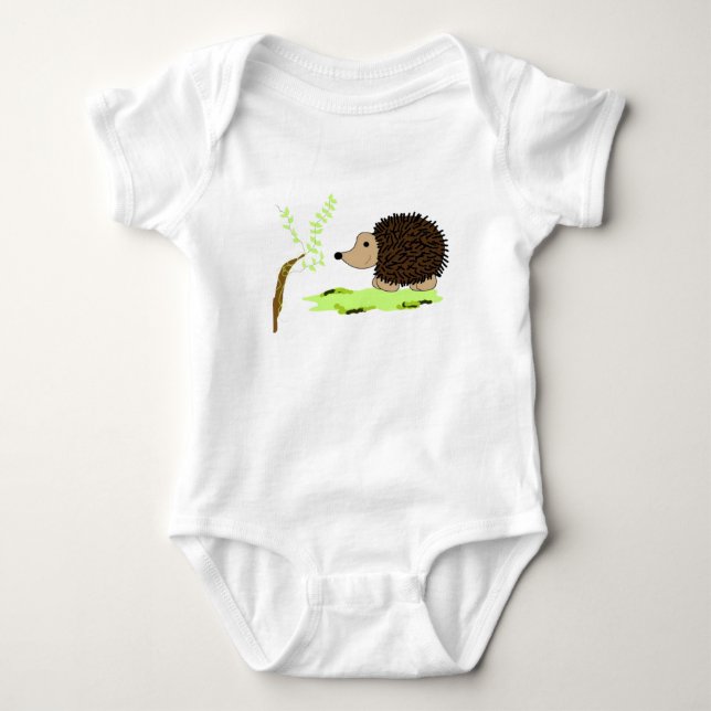 Tecknad Igelkott Tee Shirt (Framsida)