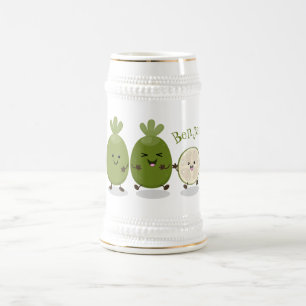 Tecknad illustration av Cute pineapple guava feijo Sejdel