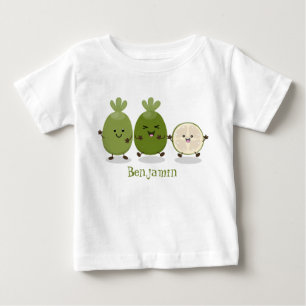 Tecknad illustration av Cute pineapple guava feijo T Shirt
