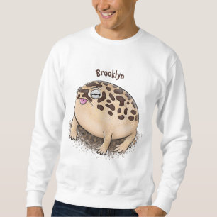 Tecknad illustration av den berömda ökenregngrodan lång ärmad tröja