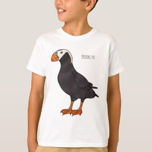 Tecknad illustration av tofsalka t shirt