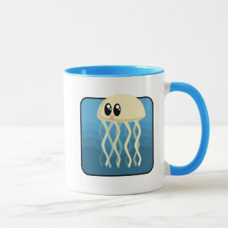 Tecknad Jellyfish Mugg