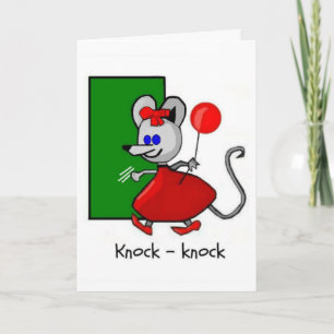 Tecknad-jokertecken för kängnos för joke Birthday Kort