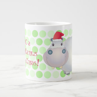Tecknad Jul Hippopotamus Jumbo Mugg