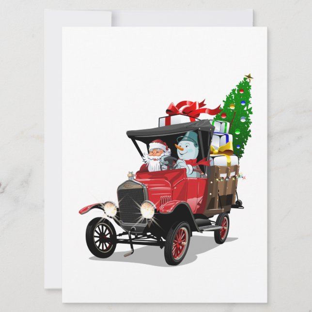 Tecknad jul-lastbil (Framsida)