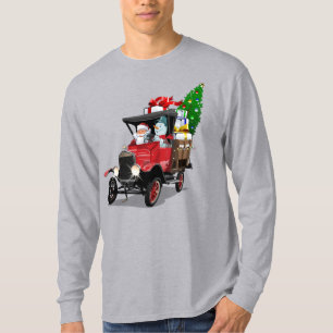 Tecknad jul lastbil t shirt
