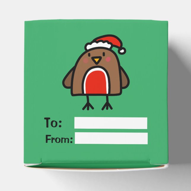 Tecknad jul Robin Roligt Kids  Presentaskar (Överdel)